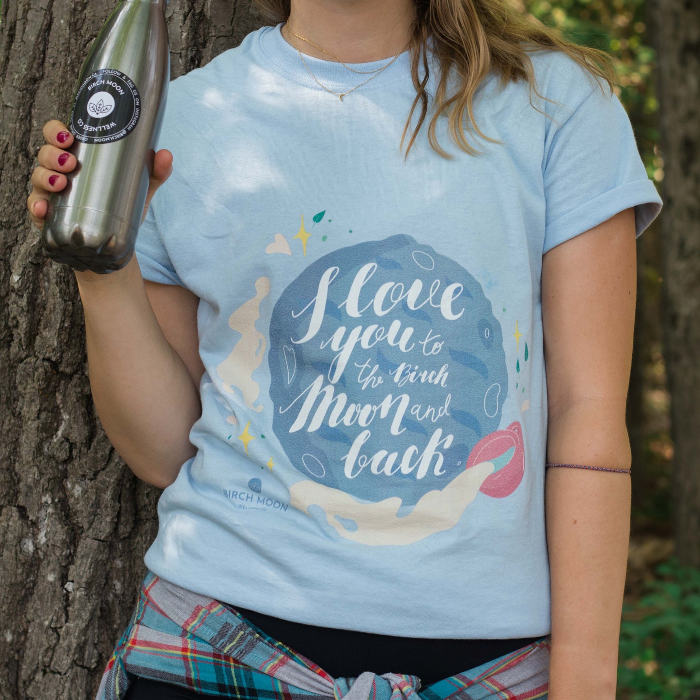 To the Moon & Back – Cotton Short Sleeve Graphic T-shirt