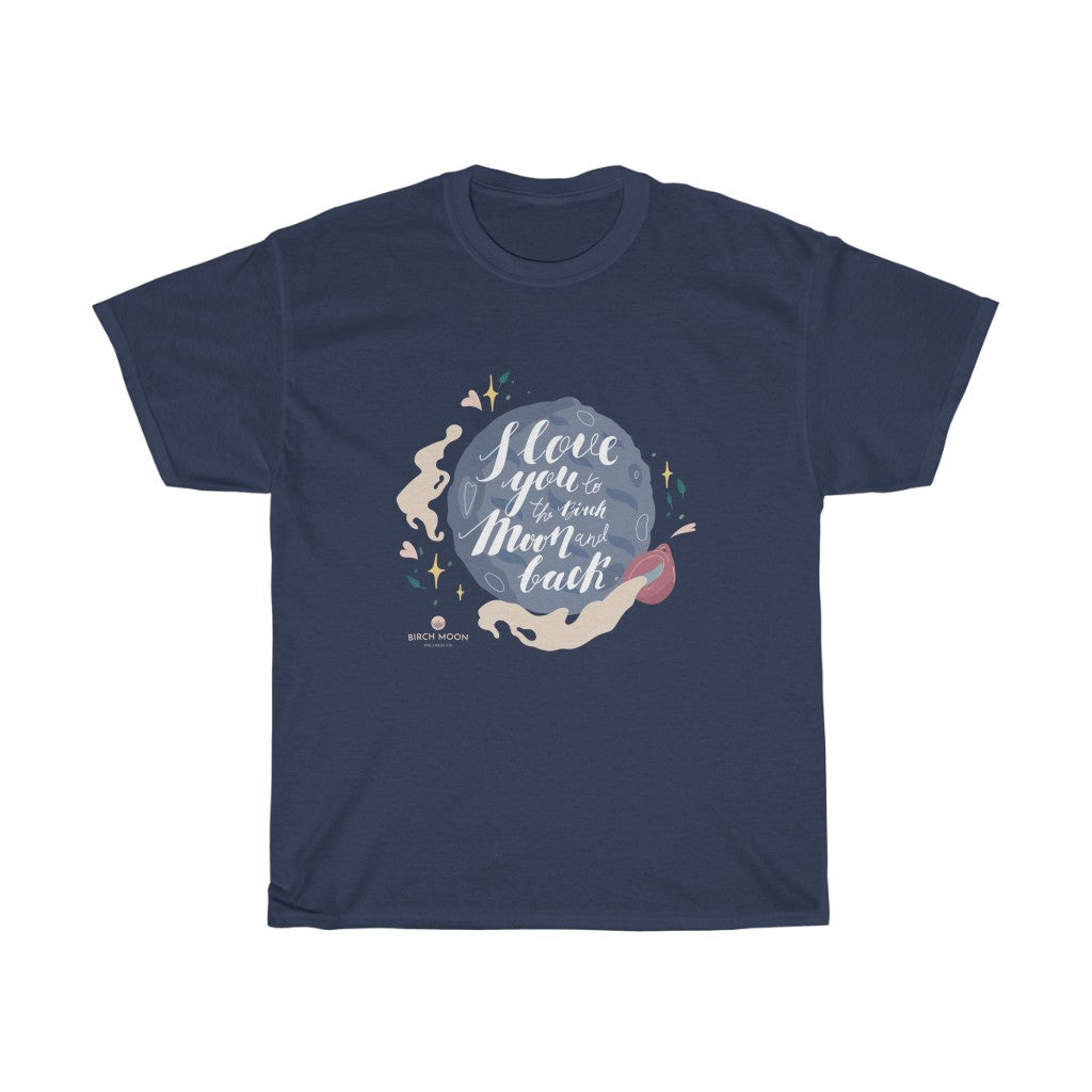 To the Moon & Back – Cotton Short Sleeve Graphic T-shirt