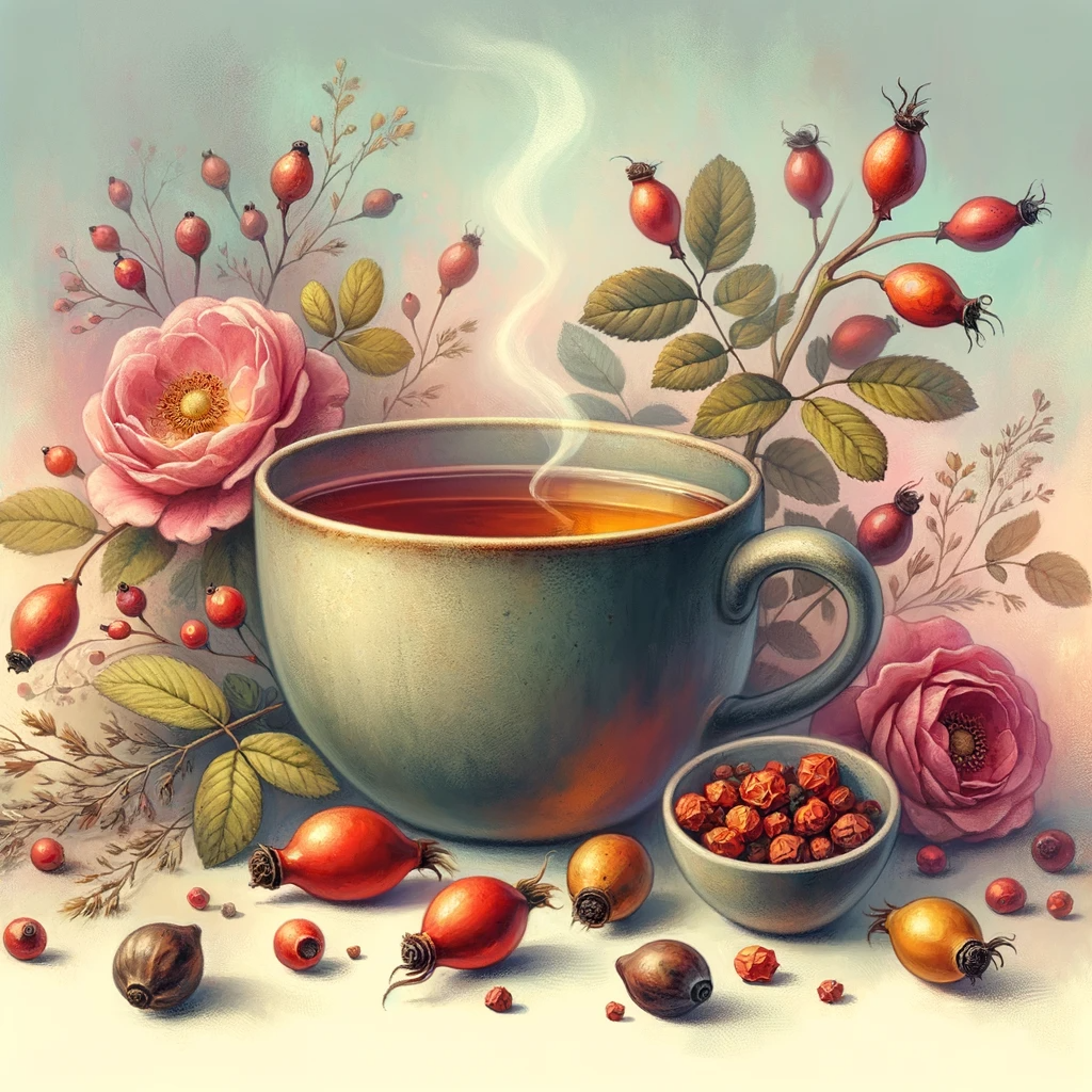 The Blossoming Goodness: Delving into Rosehip Herbal Tea's Journey