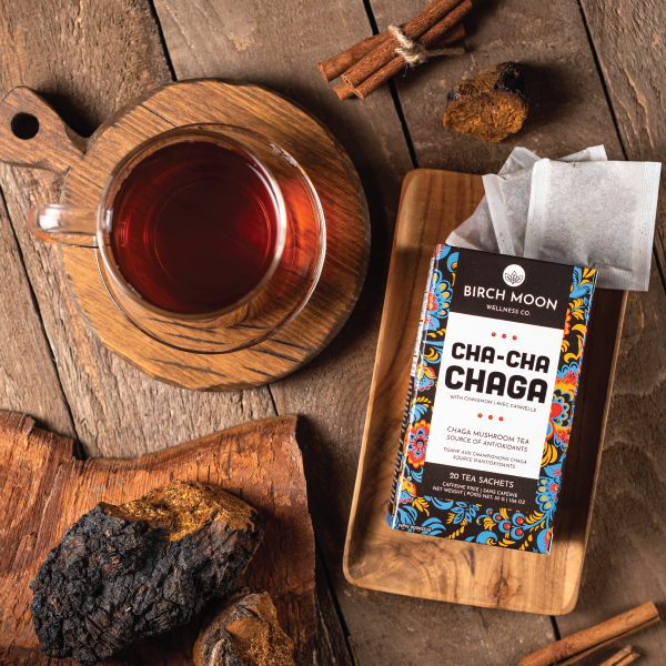 Cha-Cha Chaga Tea with Cinnamon – Chaga Mushroom Tea