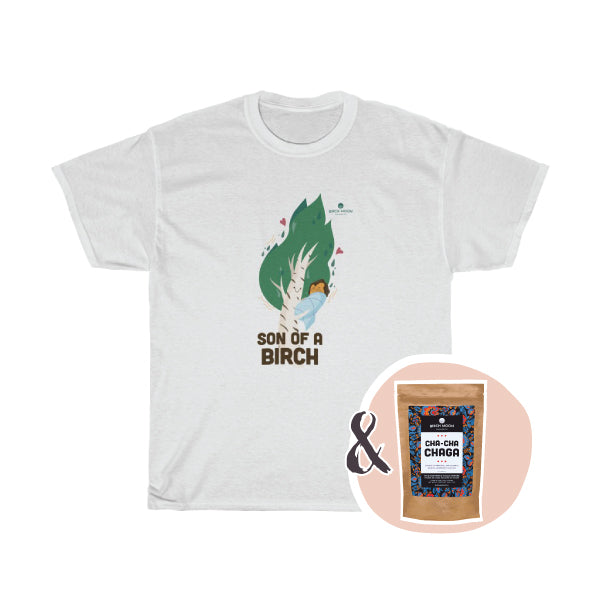 Tea + Tee Set – Any Tea with 'Son of a Birch' T-shirt